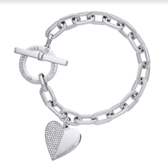 mk silver bracelet